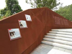 防城耐候钢挡土墙